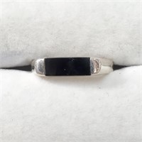 $120 Silver Onyx Ring