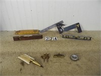 Tray lot assorted measuring devices: Stanley: