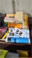 Lot of asst painting supplies etc