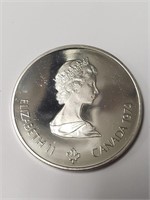 Silver Canadian $5 Olympia 24.4G  Coin