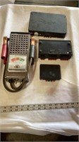 Battery tester, RadioShack purse or speaker,