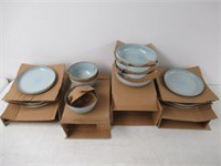 "As Is" 16-Pc overandback Options Stoneware