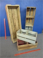 larger heavy 4.5ft box & other vegetable crates