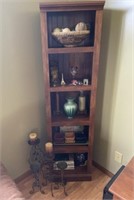 Wood Bookcase, Decorative Items, Incense Waterfall