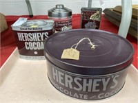 Hershey's Chocolate Tins with Canister
