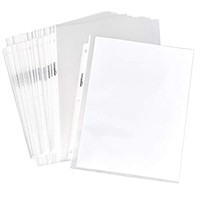 Basics Sheet Protector, Non-Glare, 100-Pack, 8.5