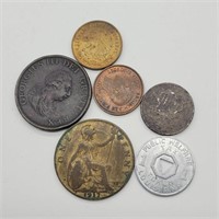 VARIOUS AMERICAN & FOREIGN COINS