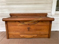Beautiful Antique Wooden Chest