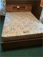 Bed with mattress and box springs