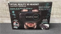 Appears New In Box Virtual Realist 3D Headset Blue
