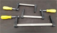 Lot of 3 Columbian F Clamps 5" & 8.5"