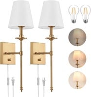 Dimmable Wall Sconces Set of Two