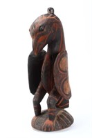 New Guinea Wood Carving of a Bird,
