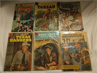 Lot of 6 Comic Books Texas Rangers Tarzan