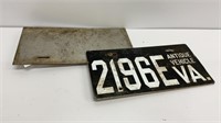 VA antique vehicle tags