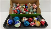 Over 15 Vintage glass Christmas ornaments