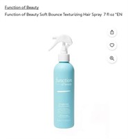 MSRP $12 Function of Beauty HairSpray