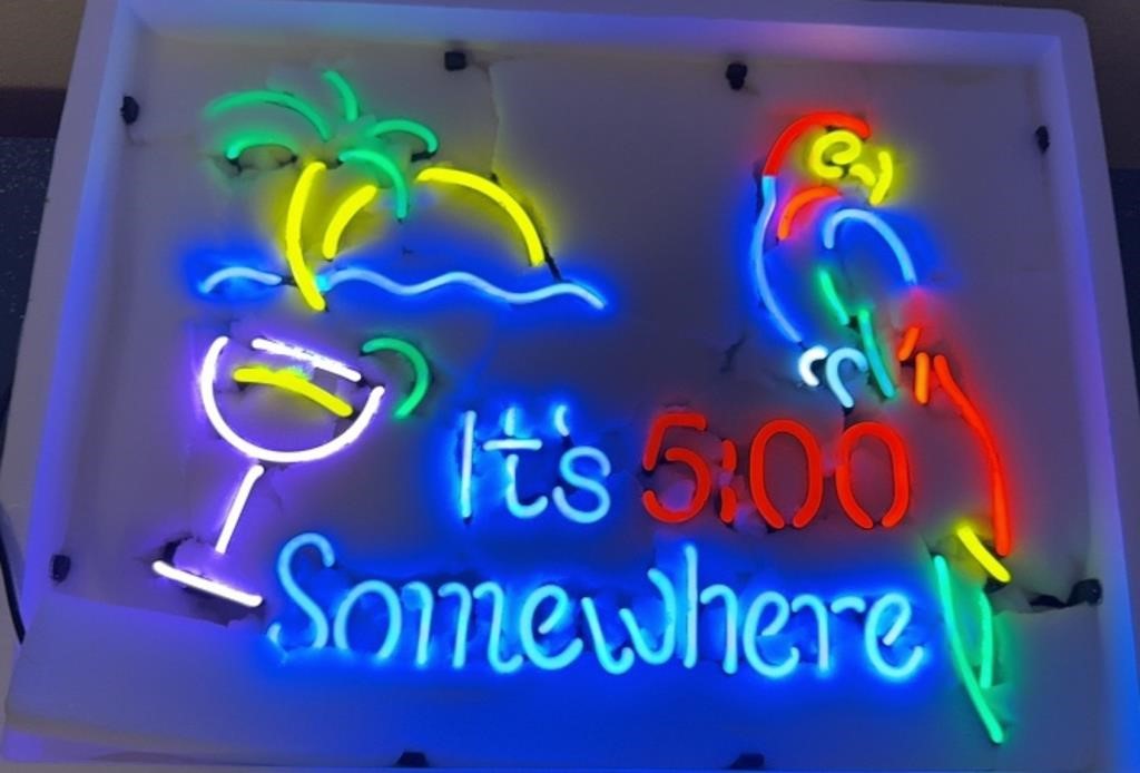 JIMMY BUFFET NEON SIGN