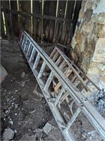 Lot of two ladders