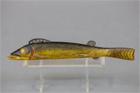 Oscar Peterson 6.25" Walleye Fish Spearing Decoy,