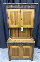 OUTSTANDING OLDE HICKORY RUSTIC LODGE CABINET