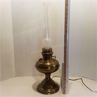 Electrified Rayo Oil Lamp w/Aladdin Shade