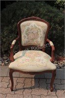 Queen Anne Style Victorian Arm Parlour Chair