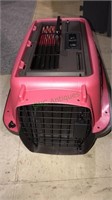 Nice clean small pet carrier in crate with the