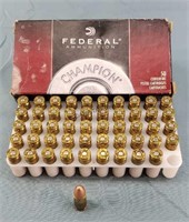 50 Rnd. Box Federal Champion 9mm 115gr FMJ Ammo