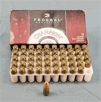 50 Rnd. Box Federal Champion 9mm 115gr FMJ Ammo