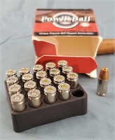 20 Round Box Pow'r Ball 9mm +P 100gr Ammunition