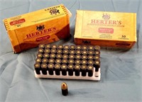 100 Rds 2 Boxes Herter's Select 9mm 115gr FMJ Ammo