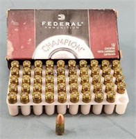 50 Rounds 9mm 115gr FMJ Federal Champion Ammo