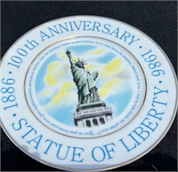 100 Year Statue of Liberty Collector Plate