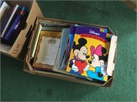 2 boxes of children’s books, Disney and others