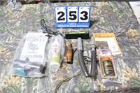 Lot of Assorted Game Calls and Hunting Items