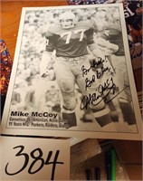 Notre Dame, Mike McCoy Autographed Photo