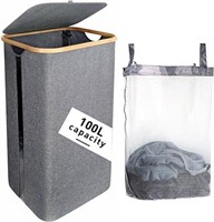 Collapsible Laundry Baskets with Handle, Dirty