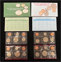 1993 & 1994 US Mint Uncirculated Coin Sets