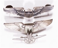 US SILVER PILOT WINGS (2)