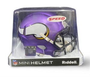 NFL Riddell Mini Helmet, Speed, Minnesota Vikings