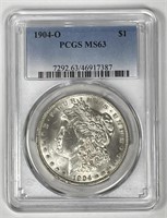 1904-O Morgan Silver $1 PCGS MS63