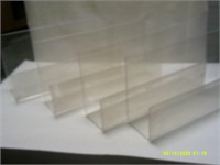 4 Pcs Formed Plexiglass Shelving