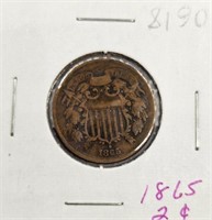 1865 US 2 Cents