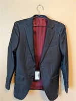 Spier & Mackay Men's Grey Suit Jacket (Sz36)
