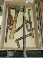 Vintage Hatchet, Gate Hangers & More