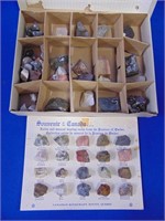 Rocks & Minerals Canadian Souvenir From Quebec,