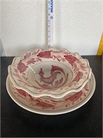 Thailand “Toile” Bowl and Plate