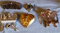 D - LOT OF COSTUME JEWELRY BROOCHES (J27)