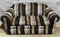 Striped Loveseat